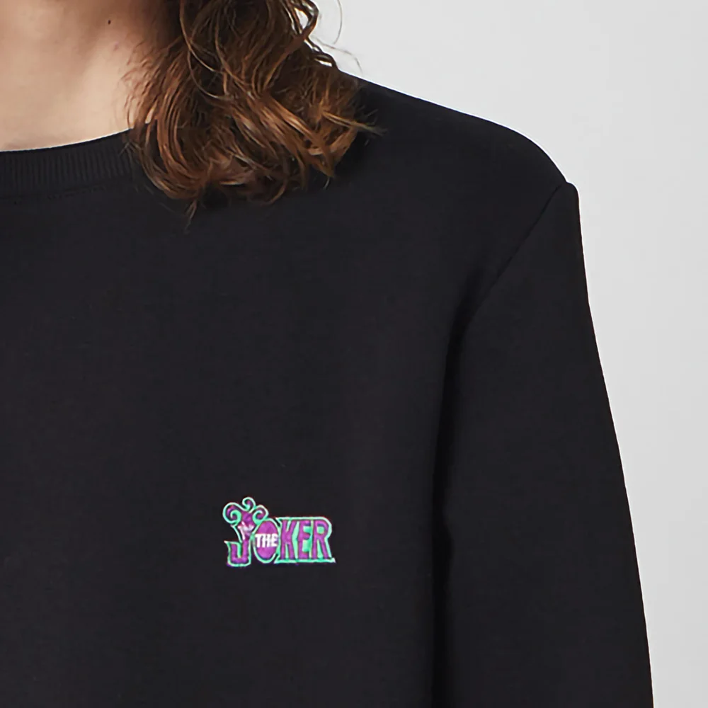 Sweat-shirt Unisexe DC The Joker Brodé - Bleu Marine - S Image 1