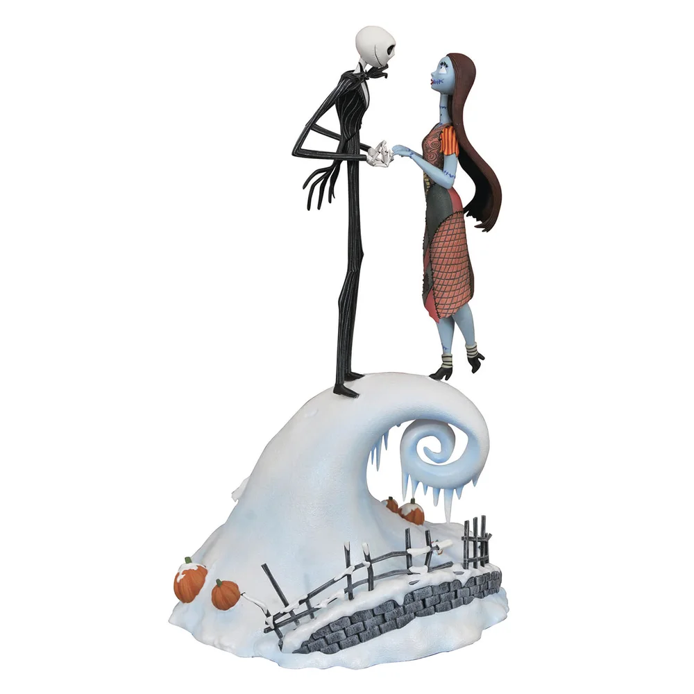 Diamond Select Nightmare Before Christmas Milestones Jack & Sally Statue Image 1