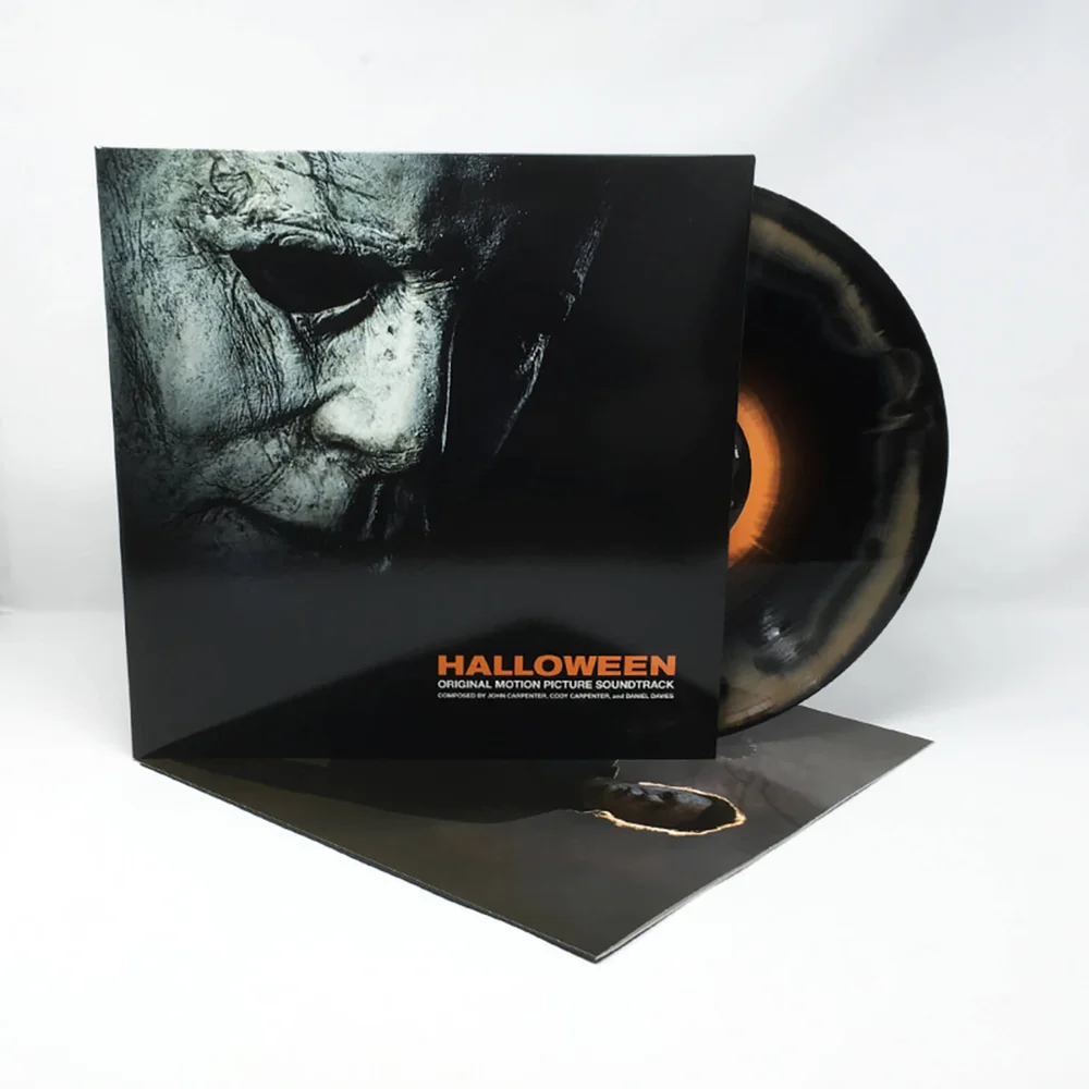 Halloween OST Orange and Black Starburst LP Coloré Image 1