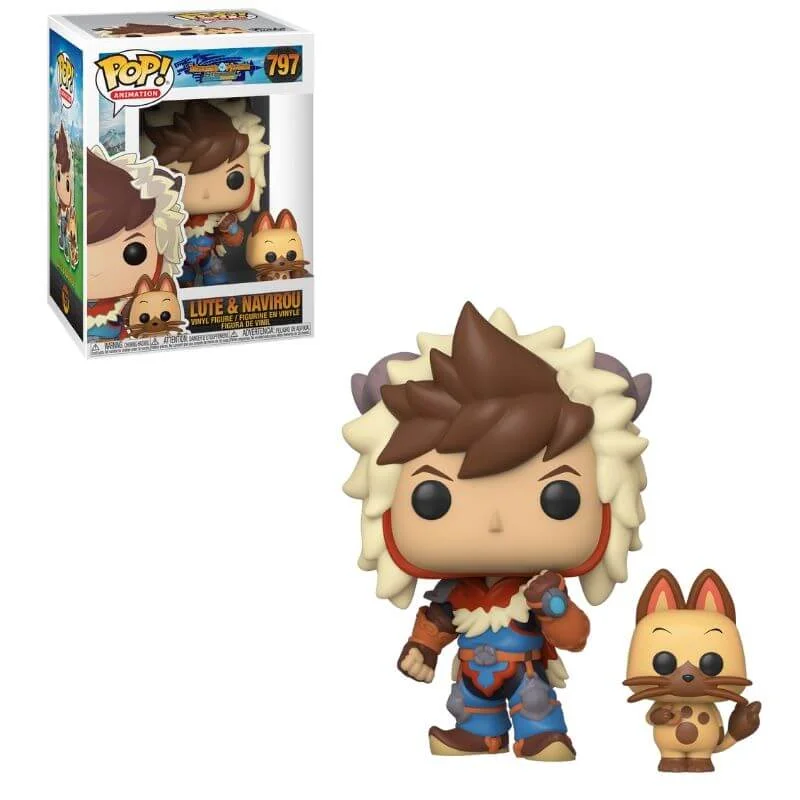 Monster Hunter Lute avec Navirou Pop! Figurine en vinyle Image 1