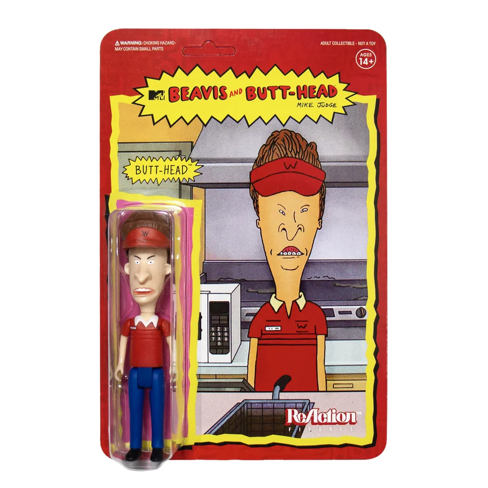 Super7 Beavis et Butt-Head - Figurine articulée Burger World Butt-Head Image 1