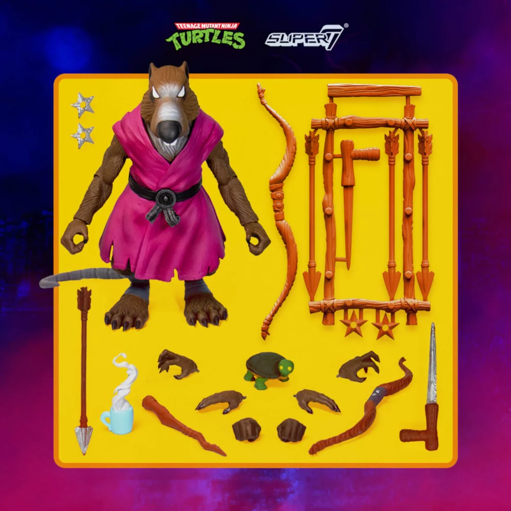Super7 Les Tortues Ninja ULTIMATES ! Figurine - Splinter Image 1