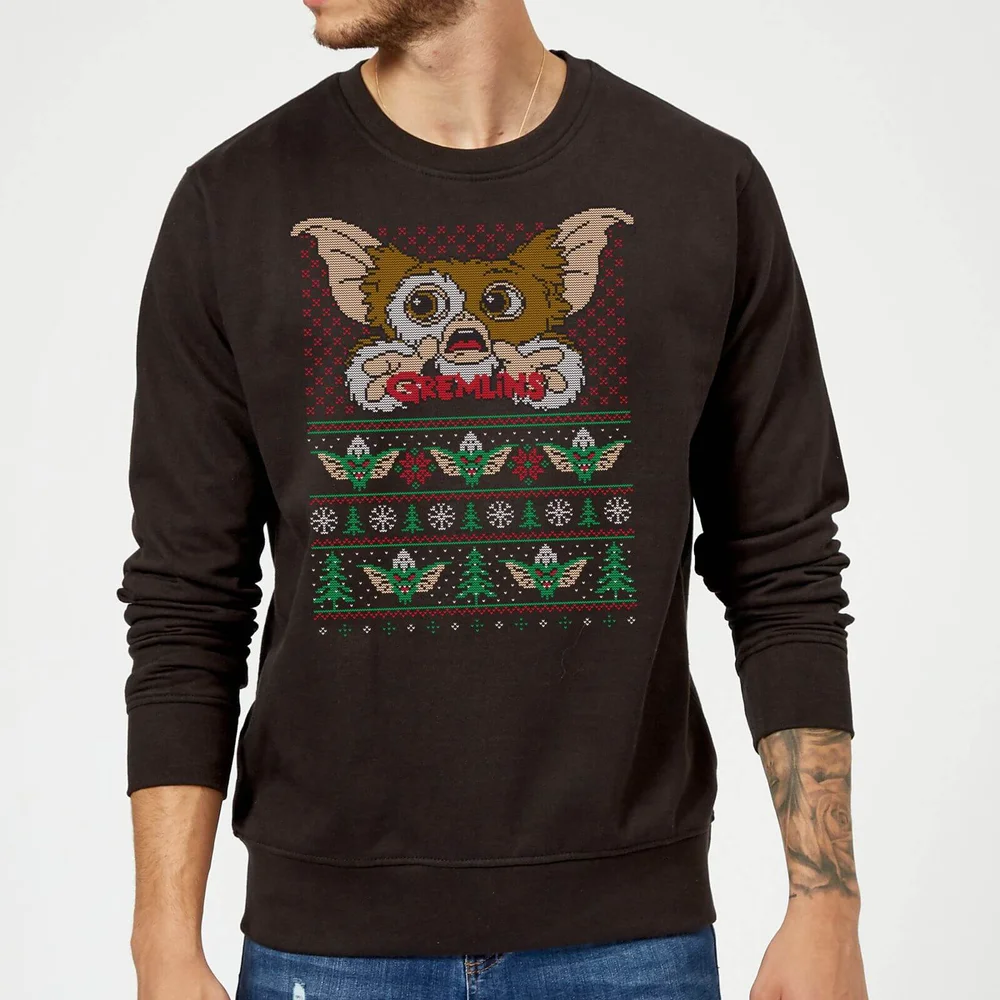 Gremlins Ugly Knit Pull de Noël - Noir - S Image 1