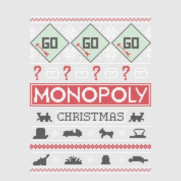 Monopoly Christmas Sweatshirt - Grey