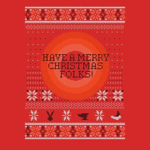 Looney Tunes Knit Pull de Noël - Rouge