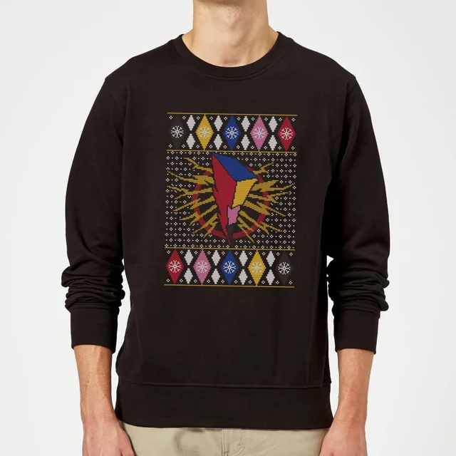 Power Rangers Pull de Noël - Noir