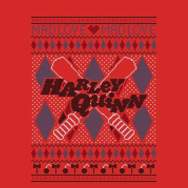 Harley Quinn Pull de Noël - Rouge