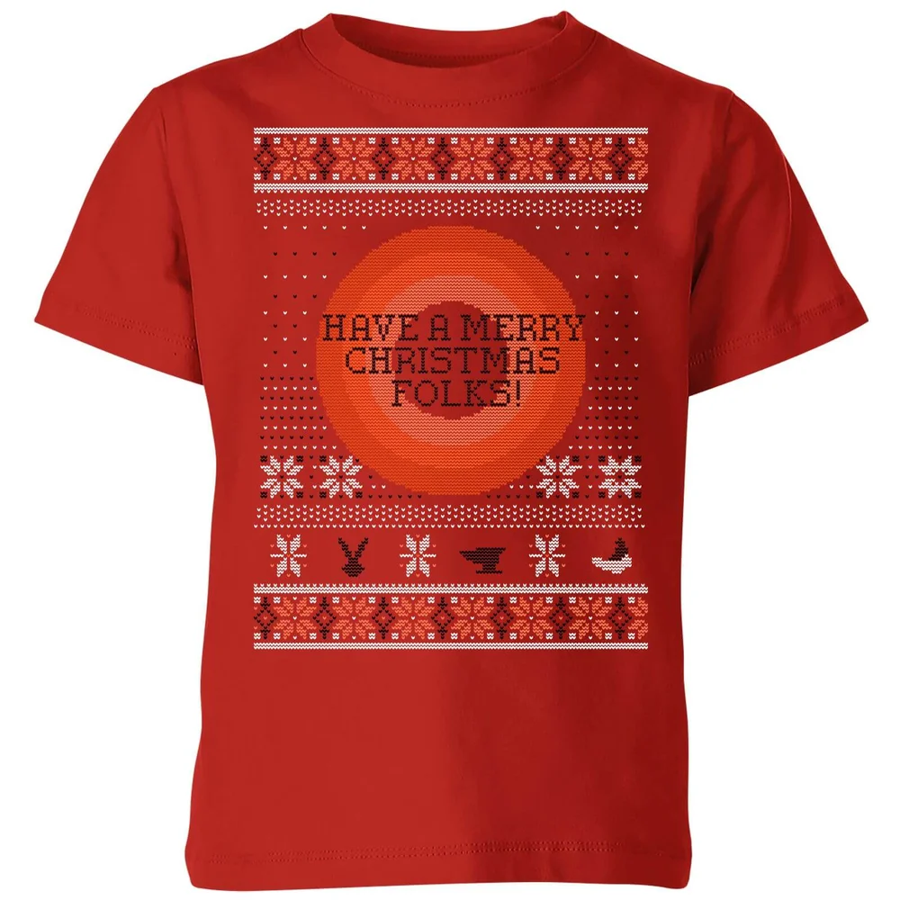 Looney Tunes Knit Kids' Christmas T-Shirt - Red - 3-4 ans Image 1