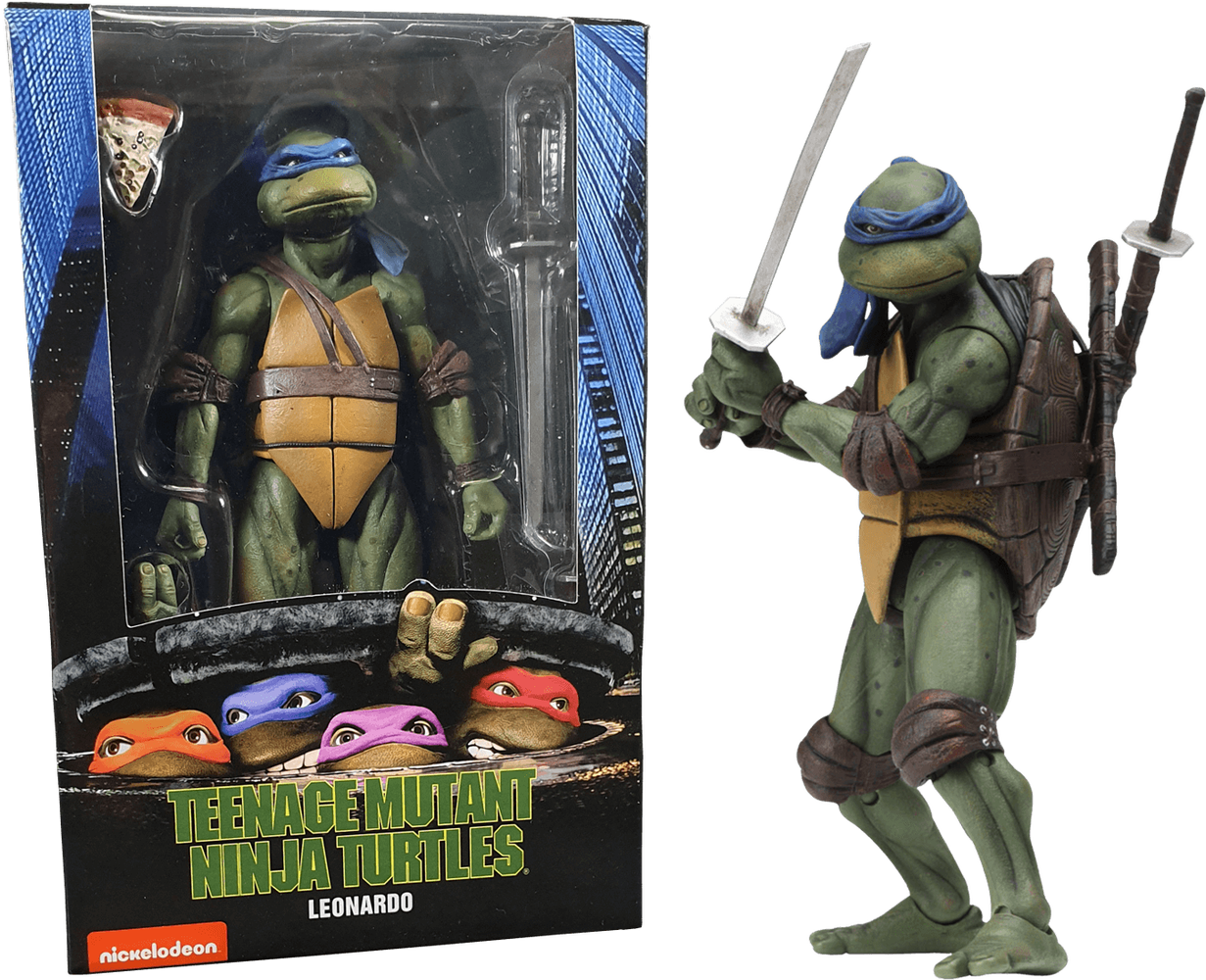 NECA Les Tortues Ninja 1990 Figurine 18 cm Leonardo Image 1