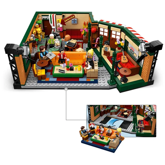LEGO Central Perk, Sérite TV Friends:, 25 Ans, Accessoire, Minifigurine, Cadeau(21319)