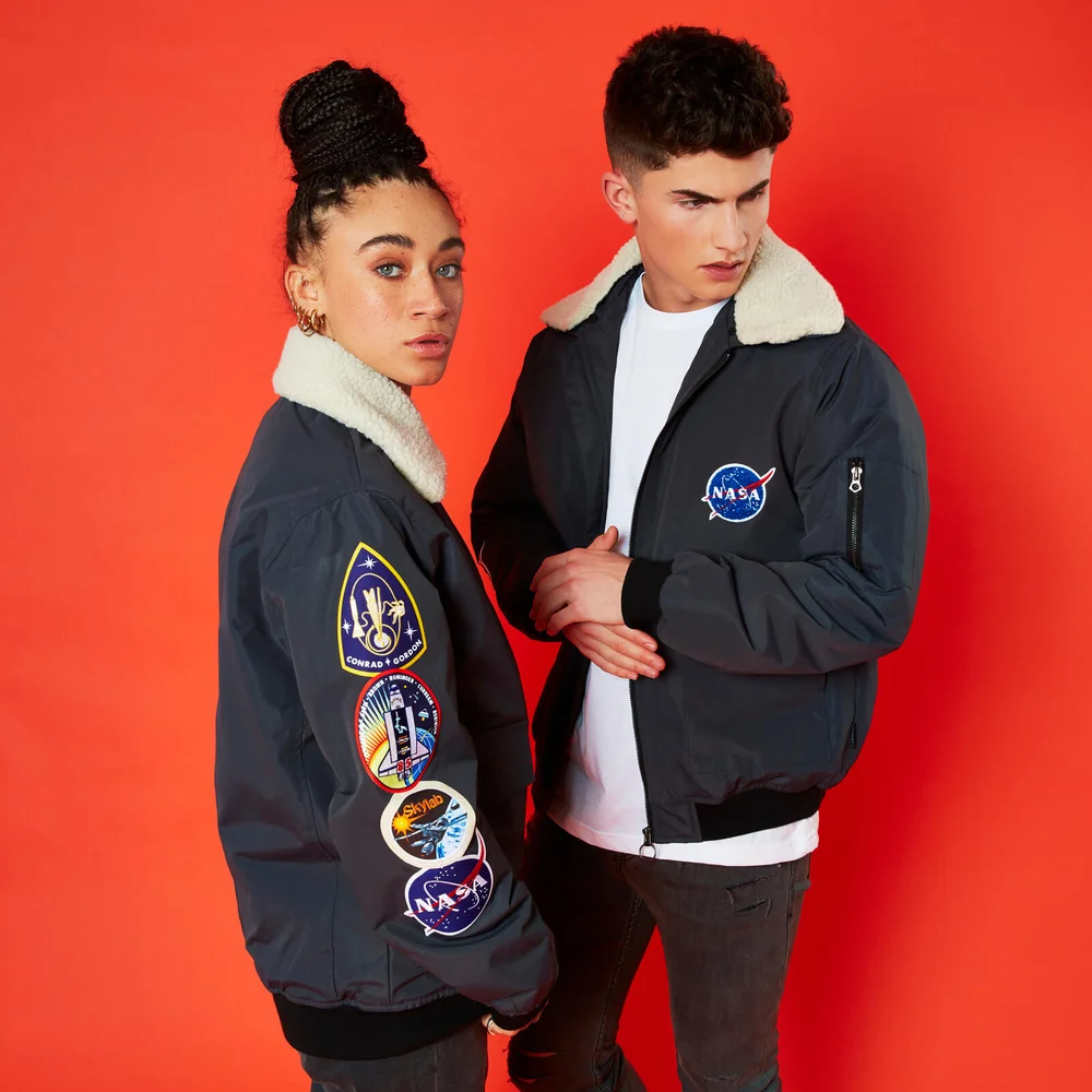 Veste Aviator NASA Badged - Unisexe - Grise - S Image 1