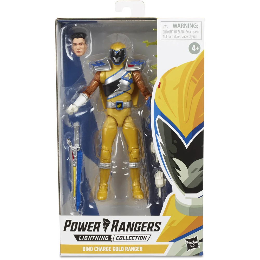 Power Rangers Lightning Collection - Figurine Dino Charge Ranger doré Image 1
