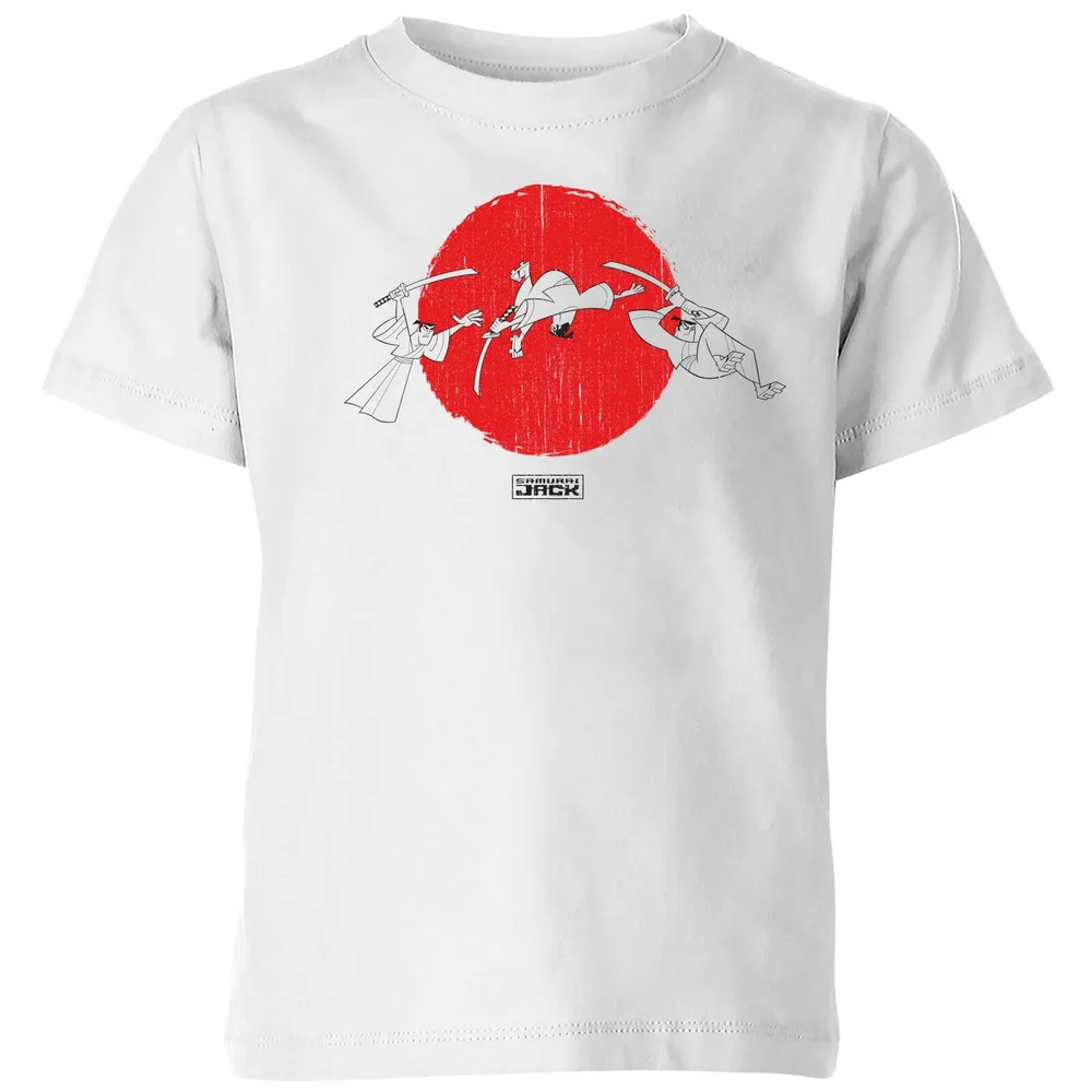 Samurai Jack Sunrise Kids' T-Shirt - White - 3-4 ans Image 1