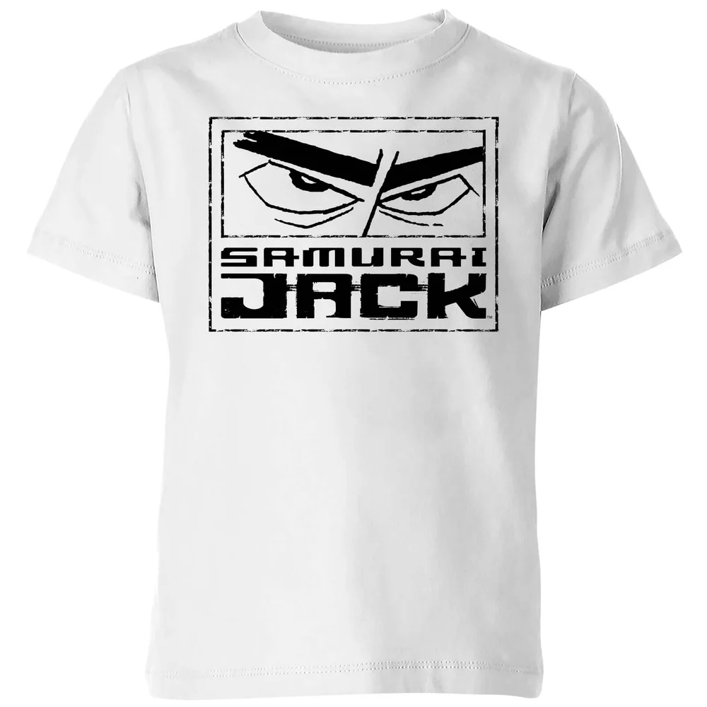 Samurai Jack Stylised Logo Kids' T-Shirt - White - 3-4 ans Image 1