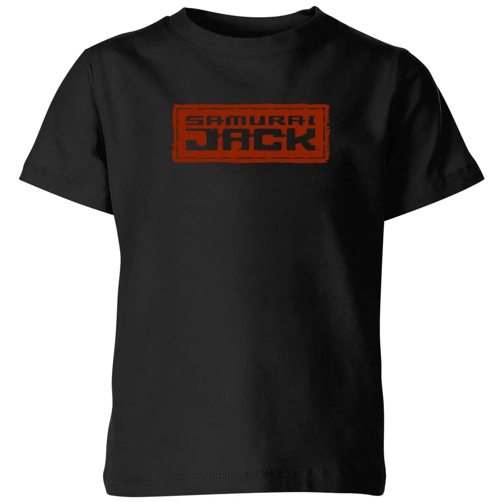 Samurai Jack Classic Logo Kids' T-Shirt - Black - 3-4 ans Image 1
