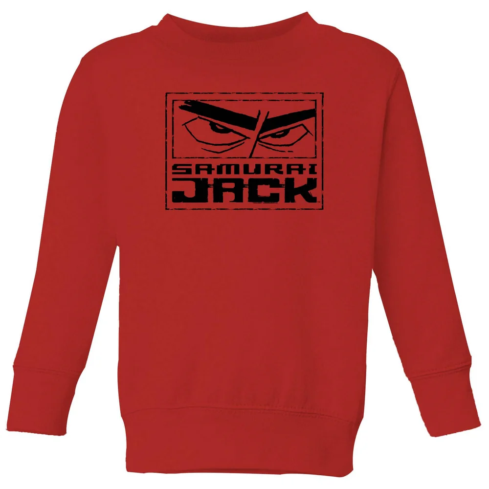 Samurai Jack Stylised Logo Kids' Sweatshirt - Red - 3-4 ans Image 1