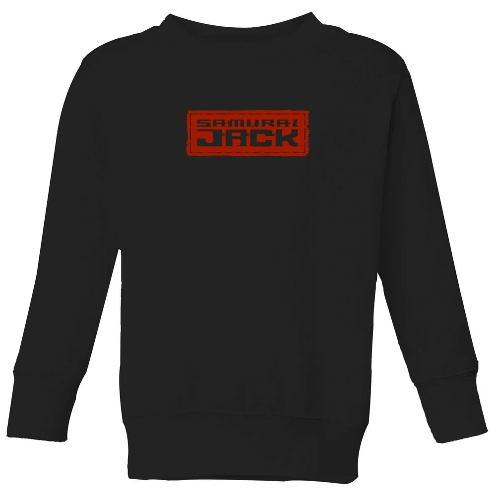 Samurai Jack Classic Logo Kids' Sweatshirt - Black - 3-4 ans Image 1