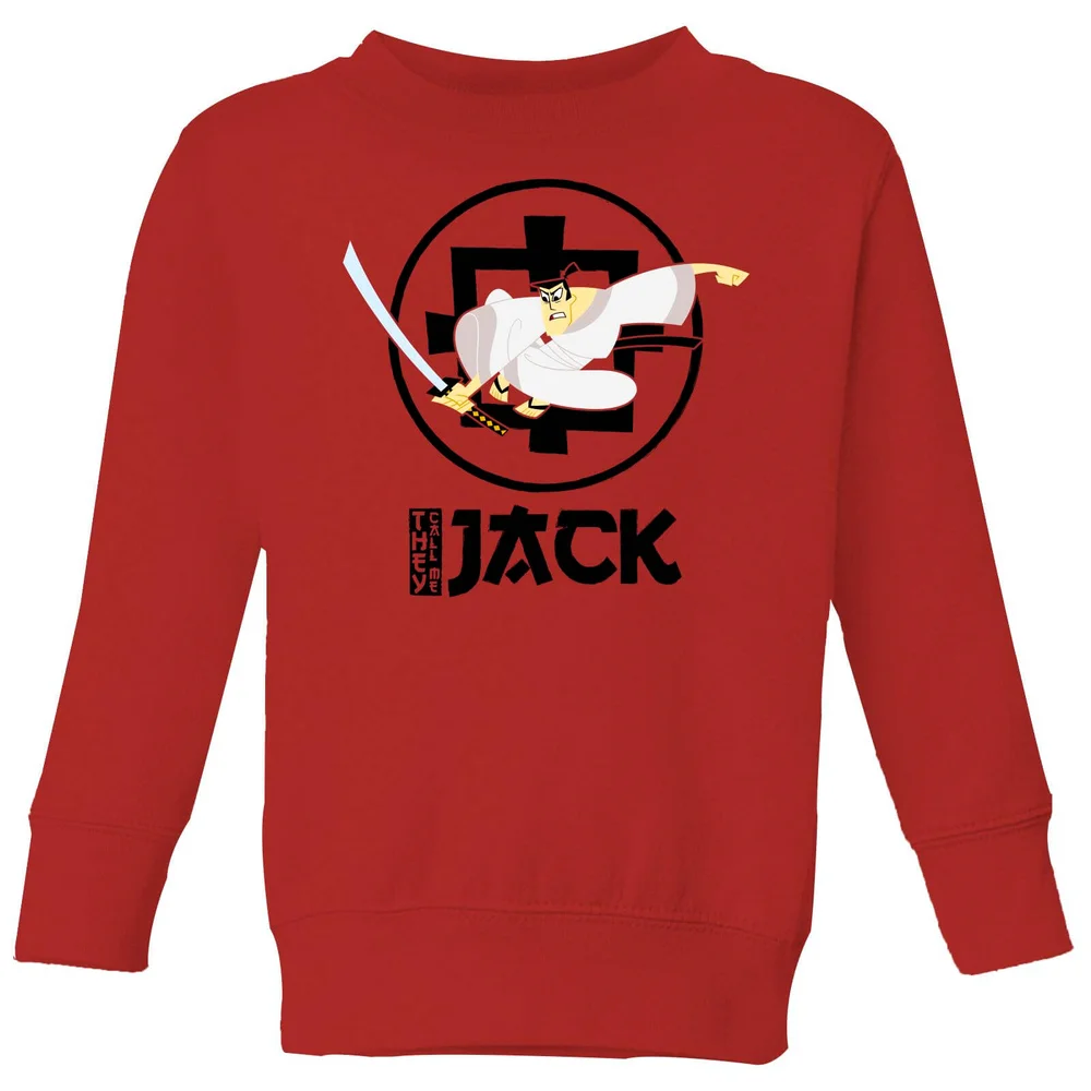 Samurai Jack They Call Me Jack Kids' Sweatshirt - Red - 3-4 ans Image 1