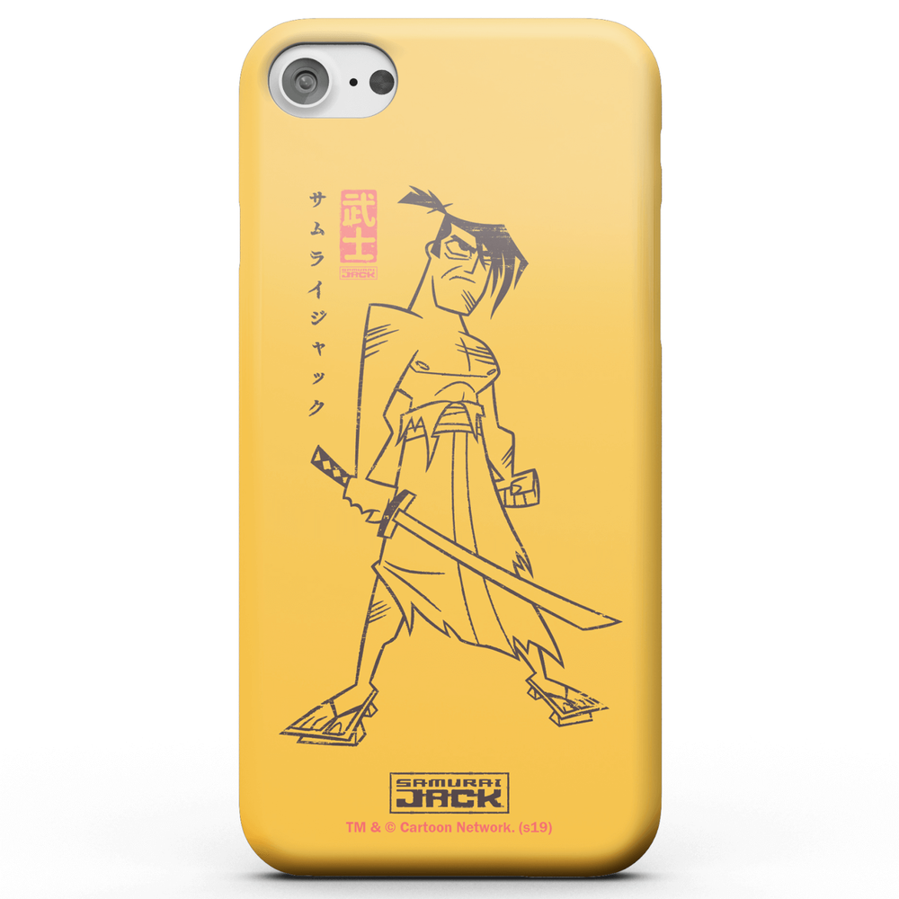 Coque Smartphone Kanji - Samurai Jack pour iPhone et Android - iPhone 5/5s - Coque Simple Matte Image 1