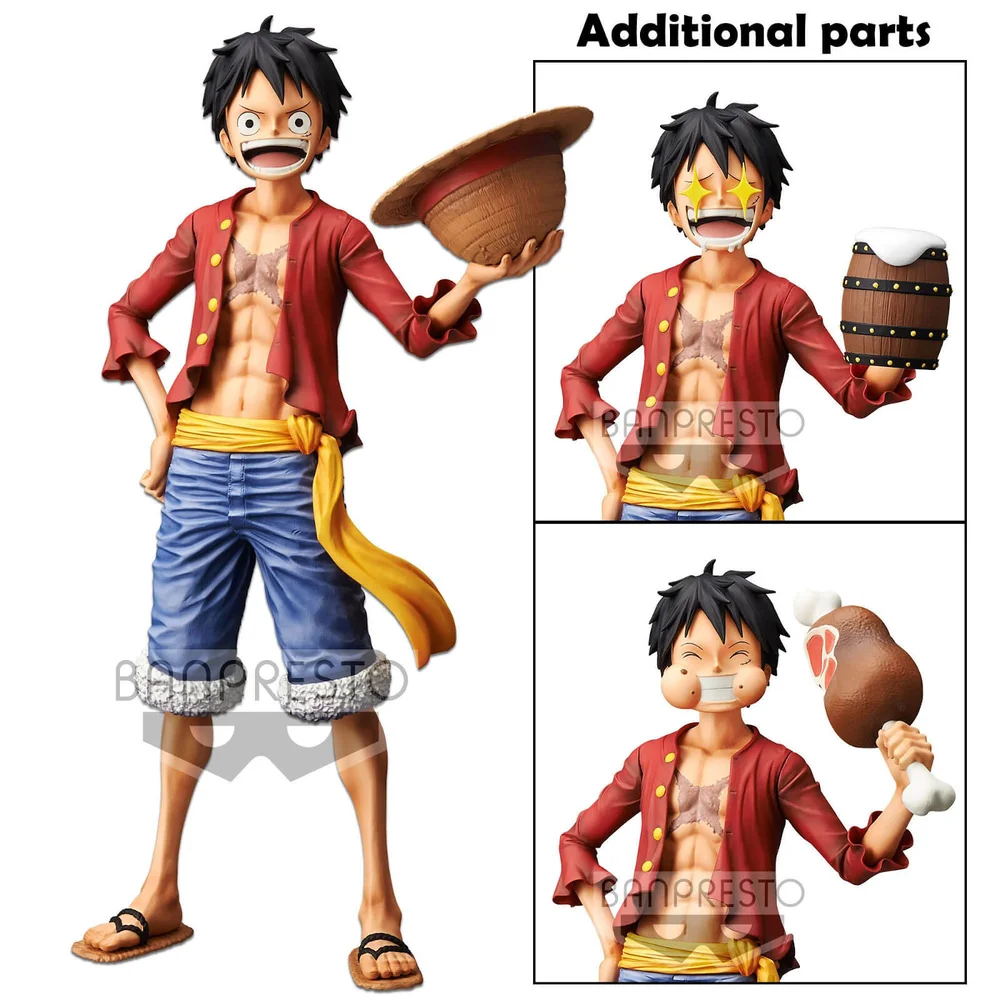Banpresto One Piece Monkey Statuette D.Luffy Grandista Nero Image 1
