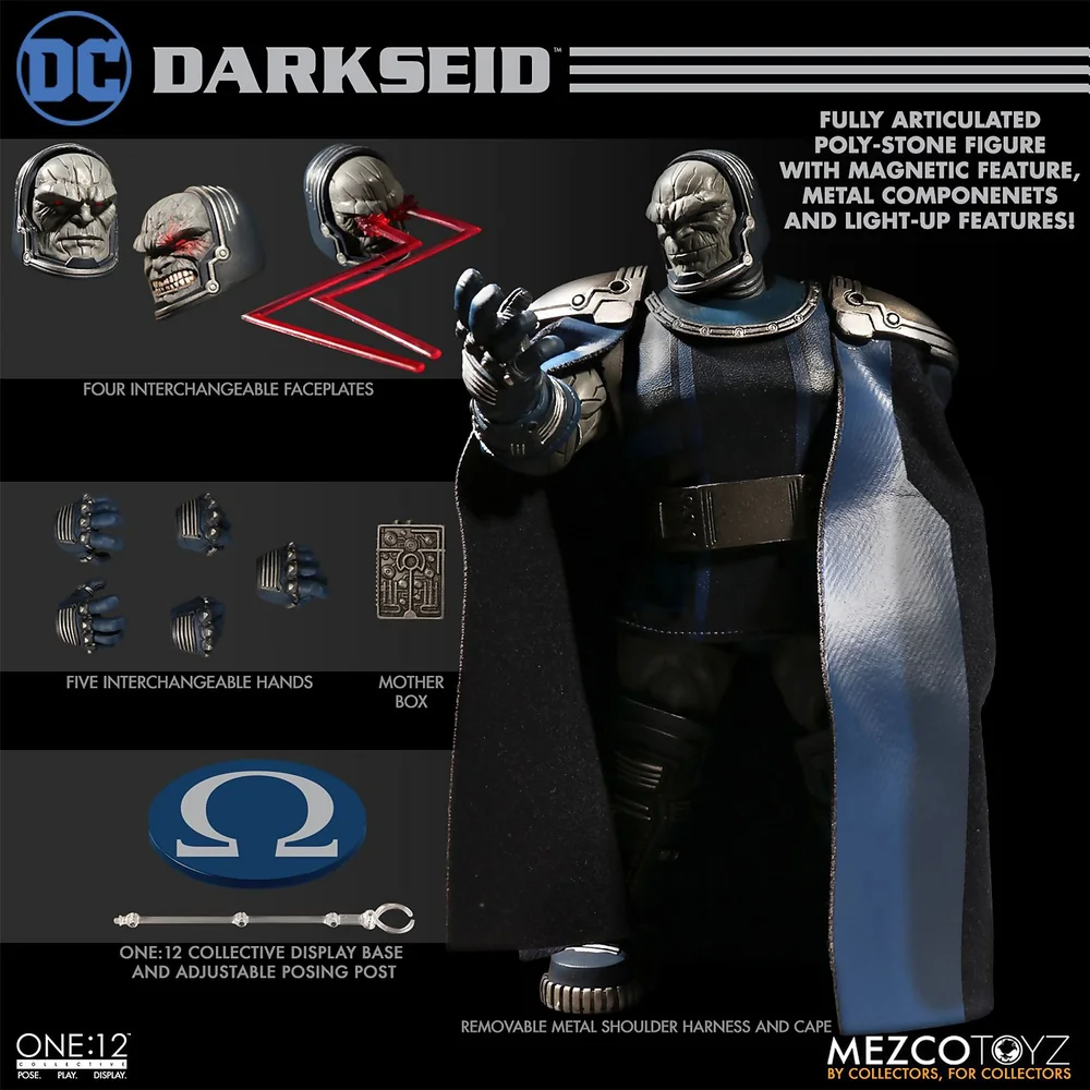 Mezco Figurine de Collection Darkseid DC Comics échelle 1:12 Image 1