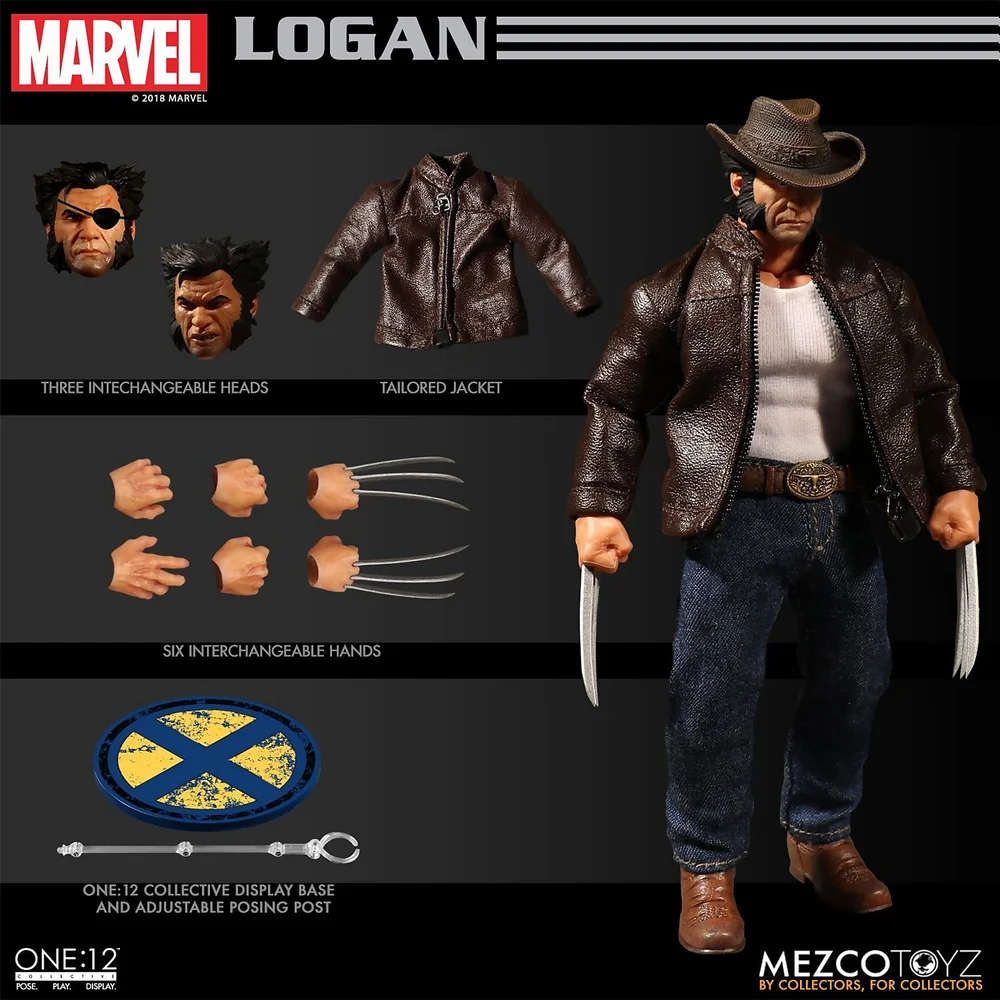 Mezco Figurine de Collection échelle 1:12 Marvel Comics Logan Image 1