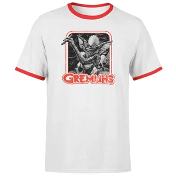 Gremlins Retro T-Shirt - White/Red Ringer