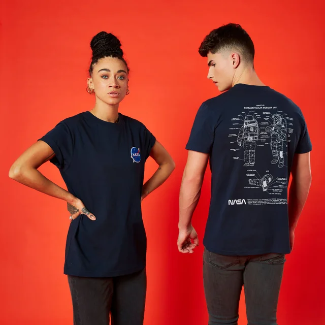 T-shirt NASA Suit Up - Bleu Marine - Unisexe