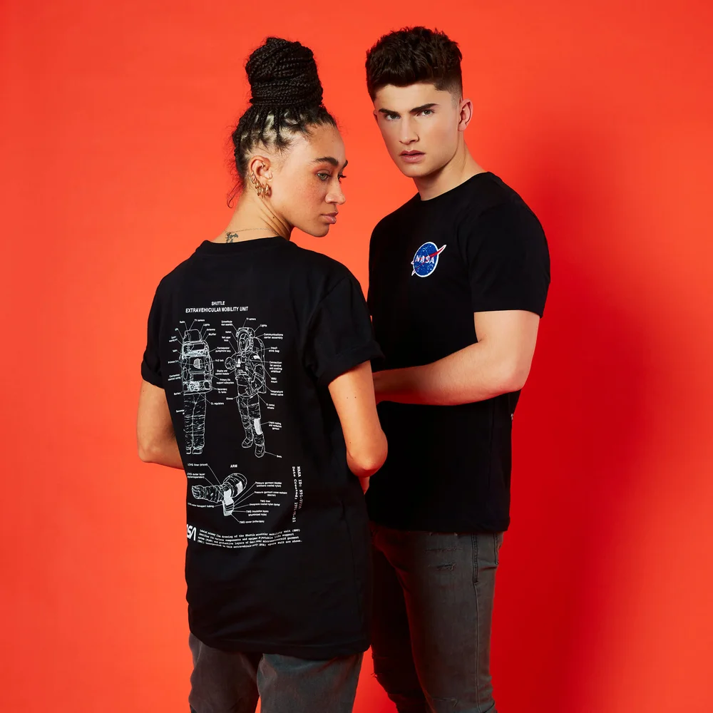 T-shirt NASA Suit Up - Noir - Unisexe - S Image 1