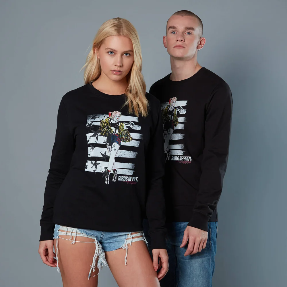 Sweat-shirt Harley Quinn Block Pannel Birds of Prey - Noir - Unisexe - S Image 1