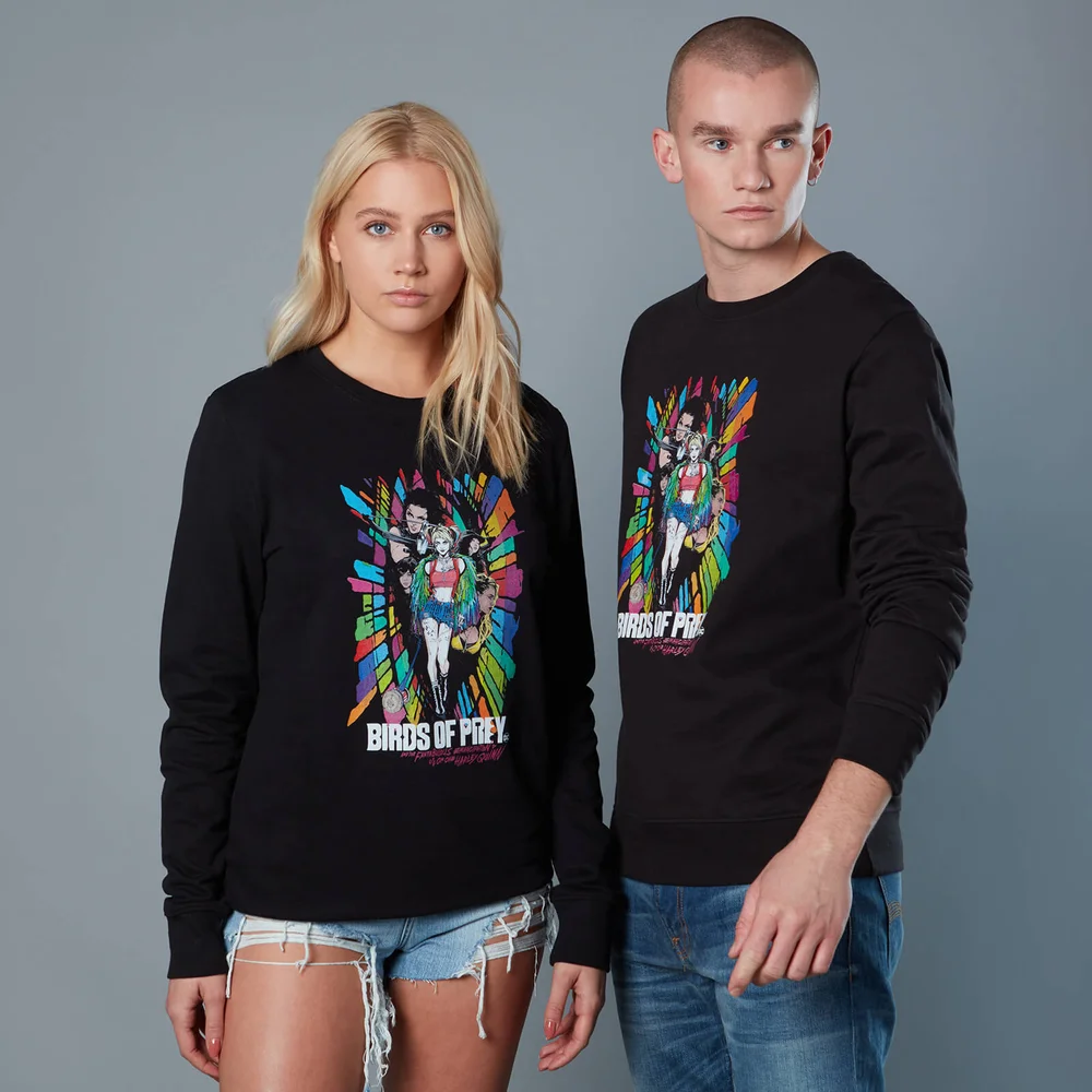 Sweat-shirt Girl Gang in Colour Cirlce Team Birds of Prey - Noir - Unisexe - S Image 1