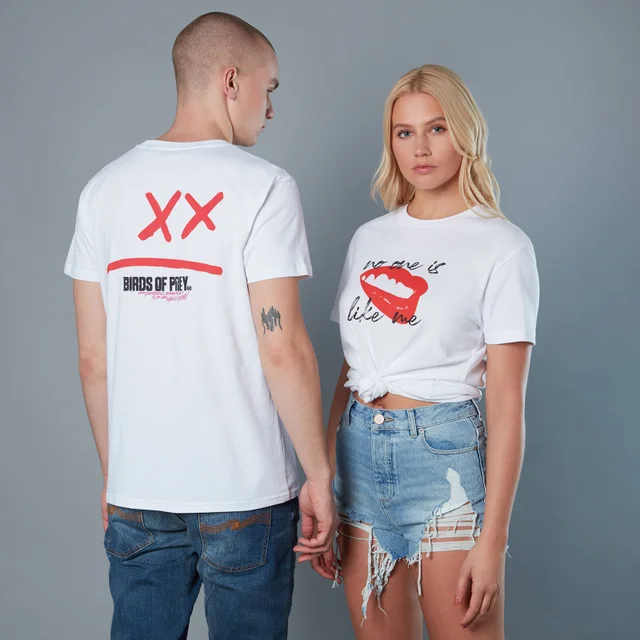 T-shirt No One Is Like Me Birds of Prey - Blanc - Unisexe