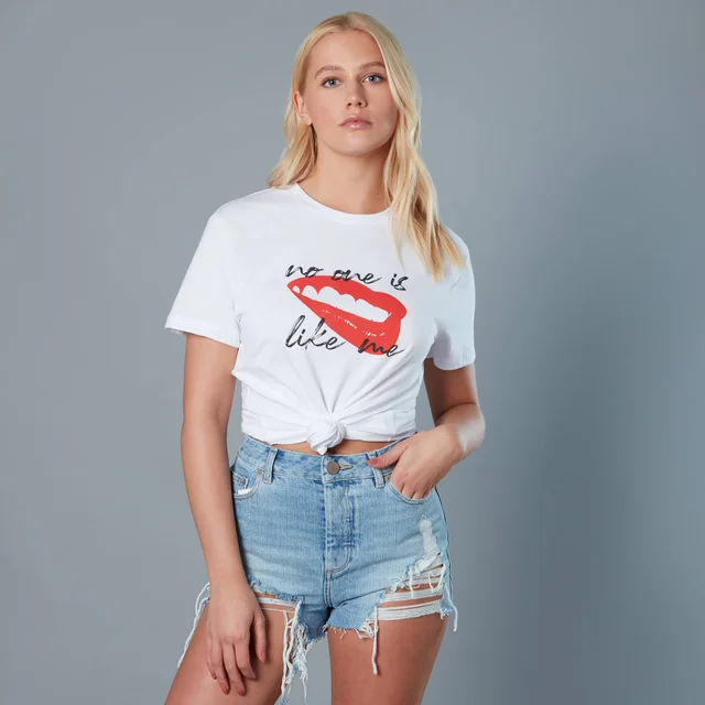 T-shirt No One Is Like Me Birds of Prey - Blanc - Unisexe