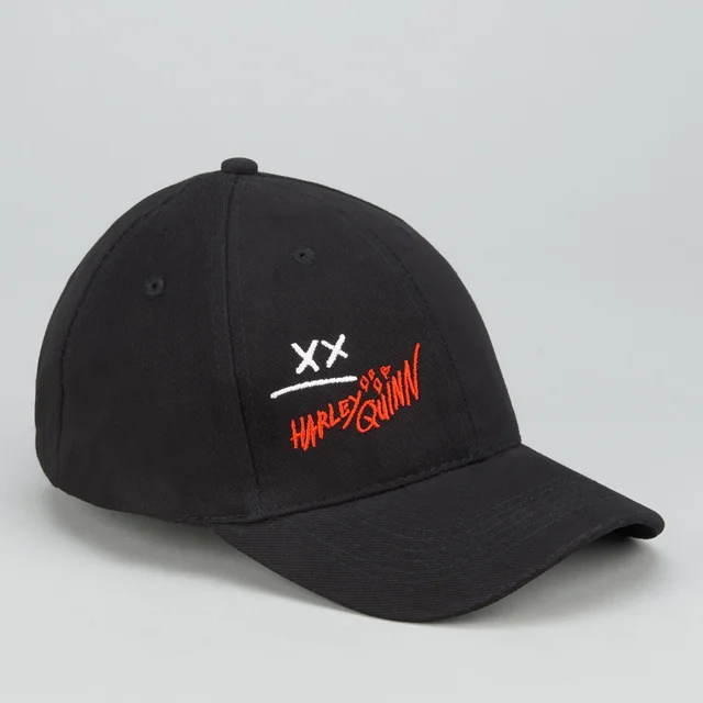Casquette Harley Quinn Brodée- Noir