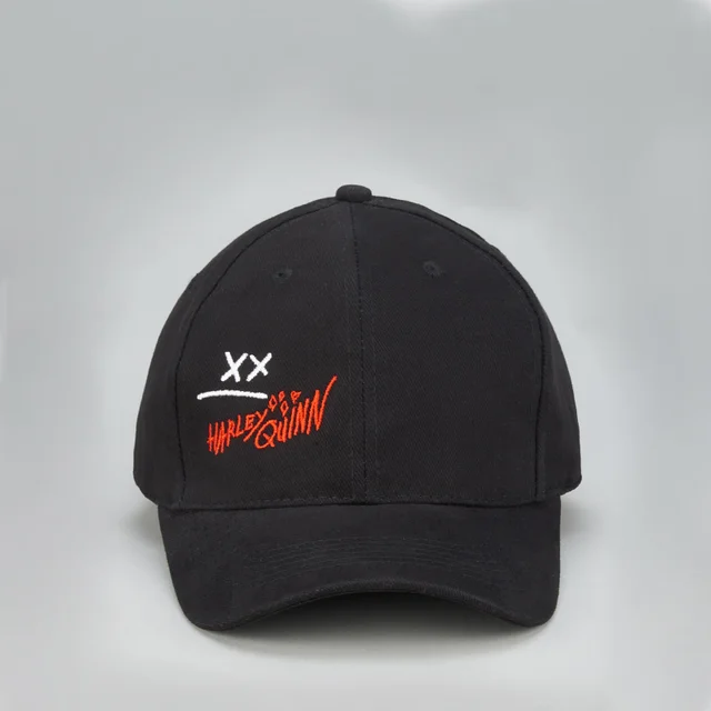 Casquette Harley Quinn Brodée- Noir