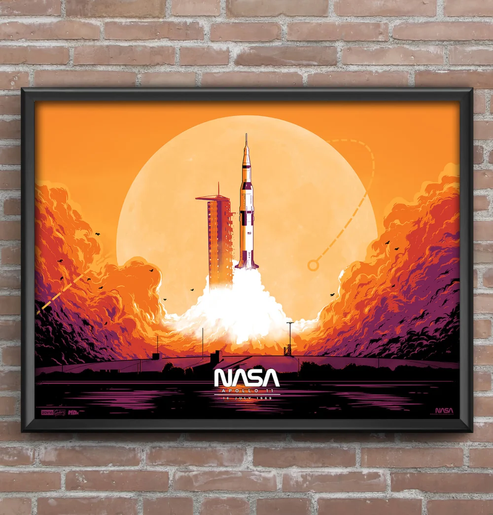 Poster Lancement d'Apollo 11 Image 1