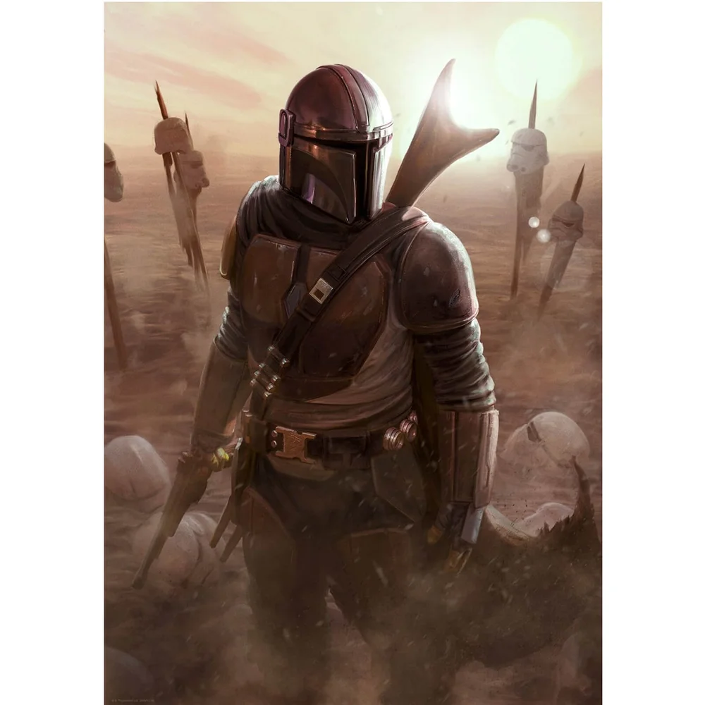 Lithographie Star Wars: The Mandalorian "The Calm After" Lucasfilm Image 1