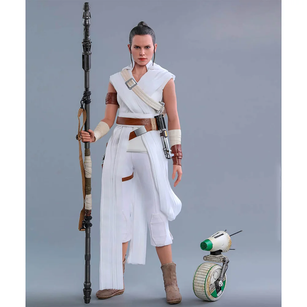 Hot Toys Star Wars Épisode IX Figurine articulée à l'échelle 1/6 Rey et D-O Image 1