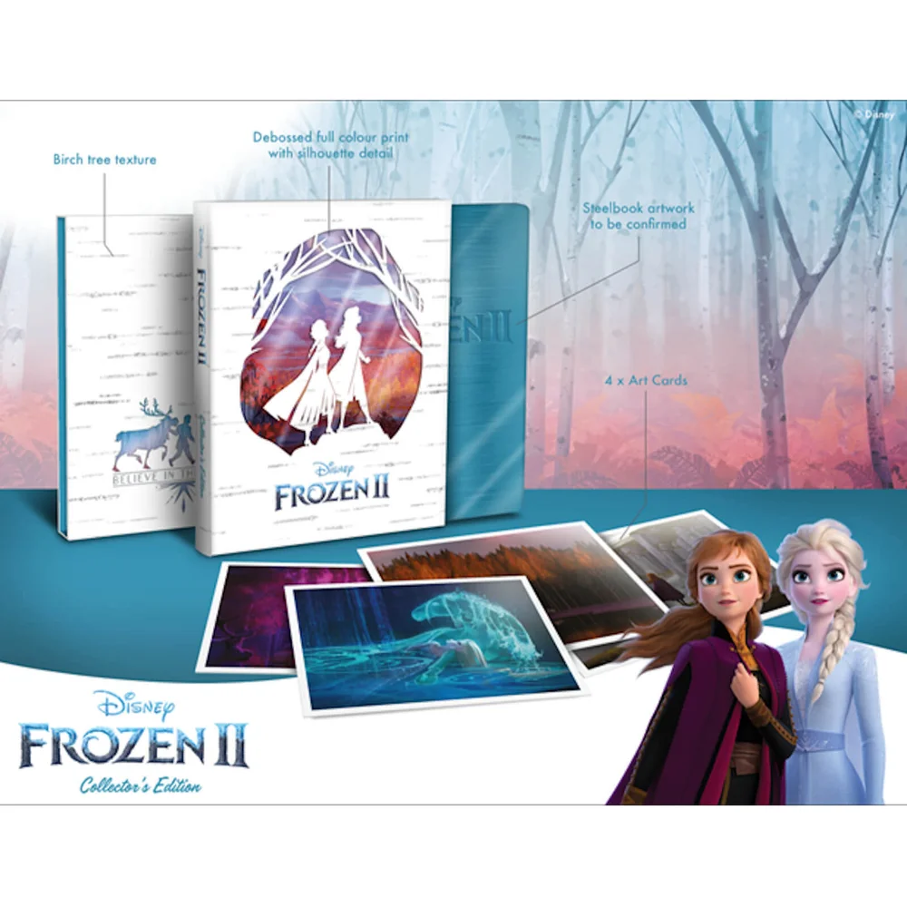 Exclusivité Zavvi : Édition Collector La Reine des Neiges 2 - Steelbook 4K Ultra HD (Blu-ray 2D Inclus) Image 1