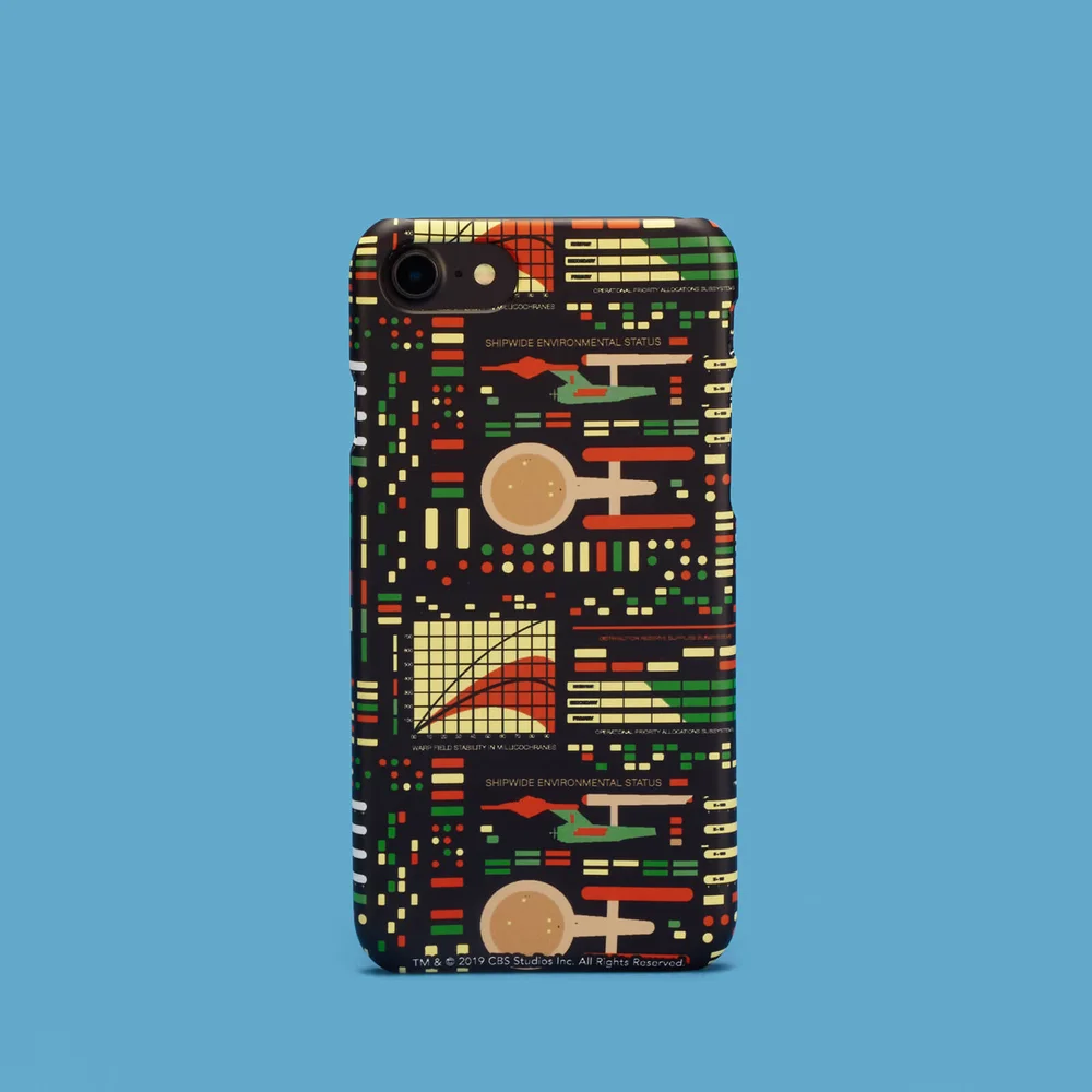 Coque Smartphone Retro Light Star Trek - Star Trek pour iPhone et Android - iPhone 5/5s - Coque Simple Matte Image 1