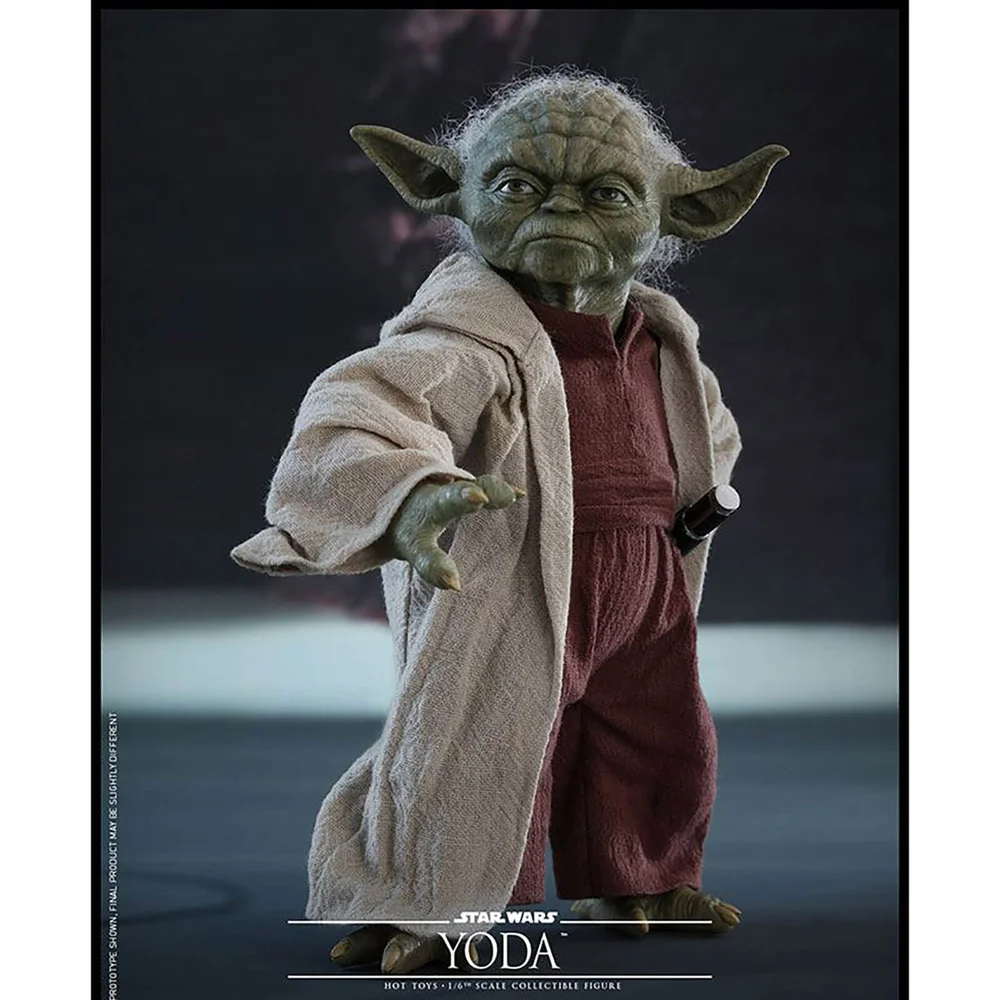 Hot Toys Star Wars Episode II Movie Masterpiece Action Figure 1/6 Yoda 14 cm Image 1