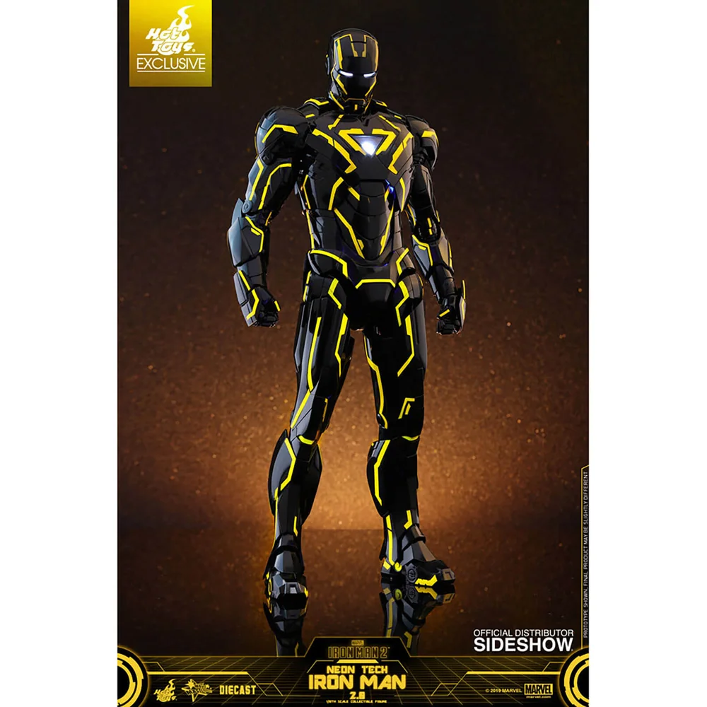Figurine Articulée Neon Tech Iron Man 2.0 Marvel - Hot Toys Image 1