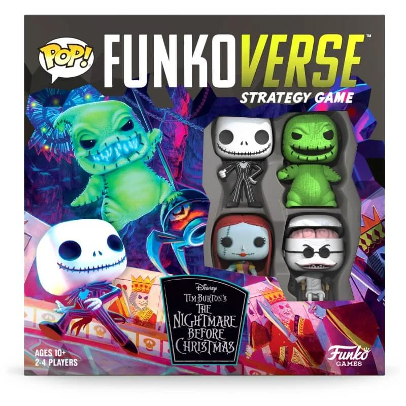 Jeu de Stratégie L'Étrange Noël de Monsieur Jack Funkoverse (Pack de 4) Image 1