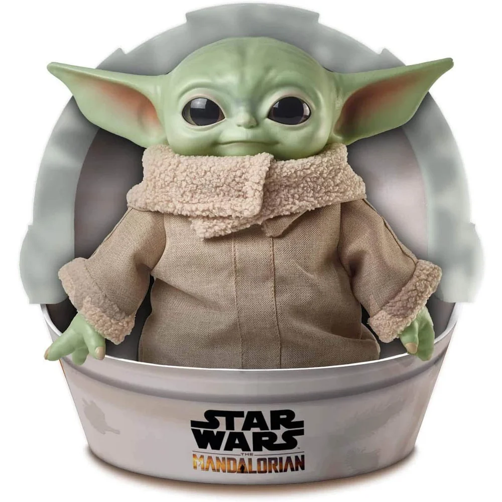 Peluche Baby Yoda Star Wars The Mandalorian 28 cm - Mattel Image 1