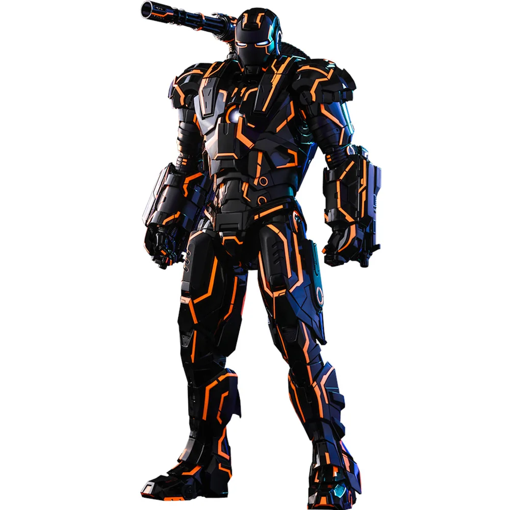 Hot Toys Exclusive Marvel Neon Tech Figurine articulée à l'échelle 1/6 War Machine 32 cm Image 1