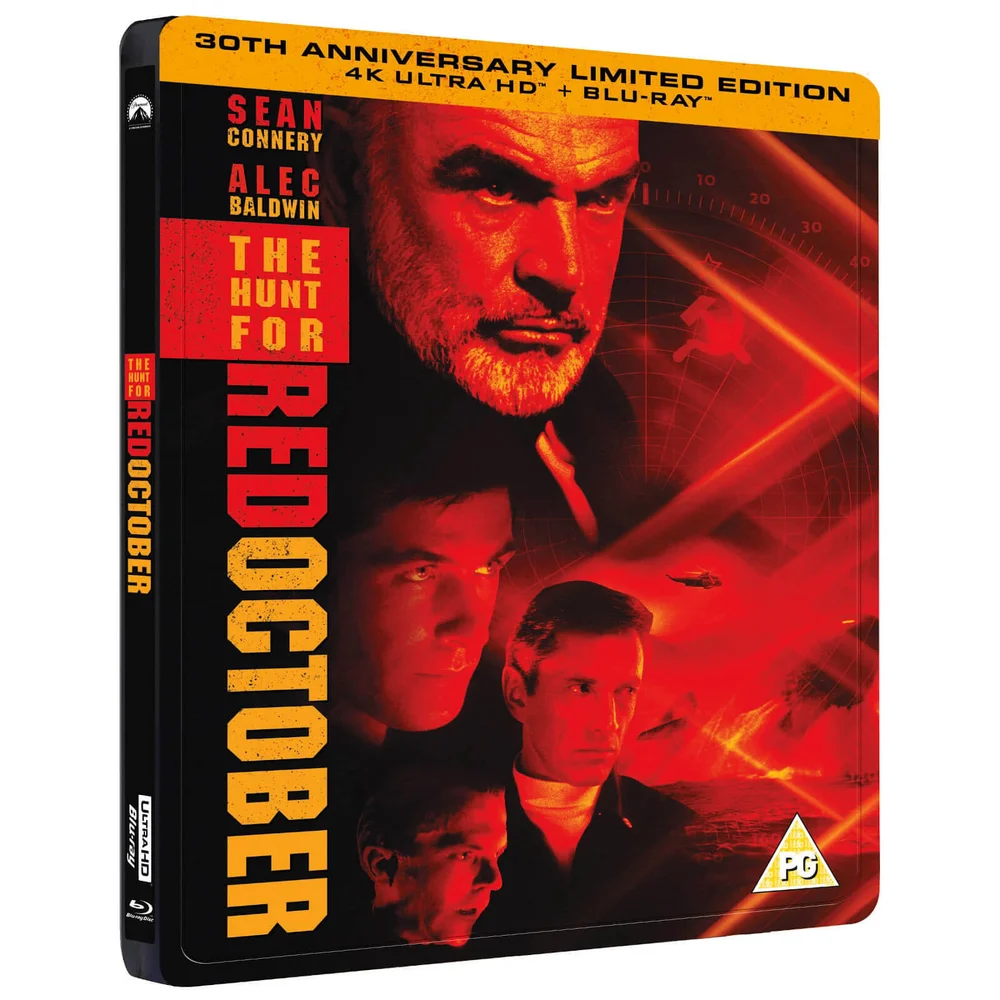 Hunt For Red October 30th Anniversary 4K Ultra HD Steelbook (Includes 2D Blu-ray) Image 1