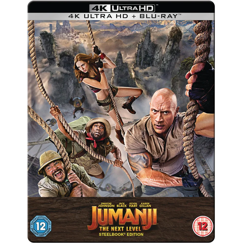Steelbook Jumanji: next level - 4K Ultra HD (Blu-ray 2D Inclus) Image 1