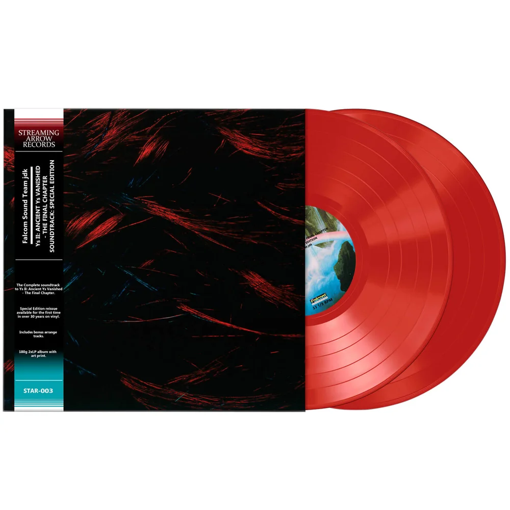Ys II: Ancient Ys Vanished - The Final Chapter Soundtrack: Special Edition 2x Colour Vinyl Image 1