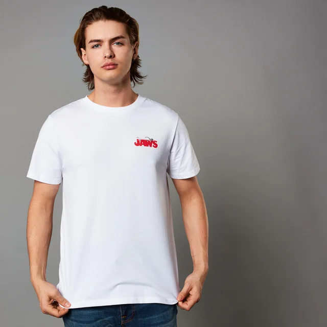 T-shirt Jaws - Unisex - Blanc