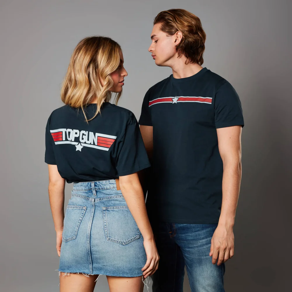 T-shirt Top Gun - Unisex - Bleu Marine - S Image 1